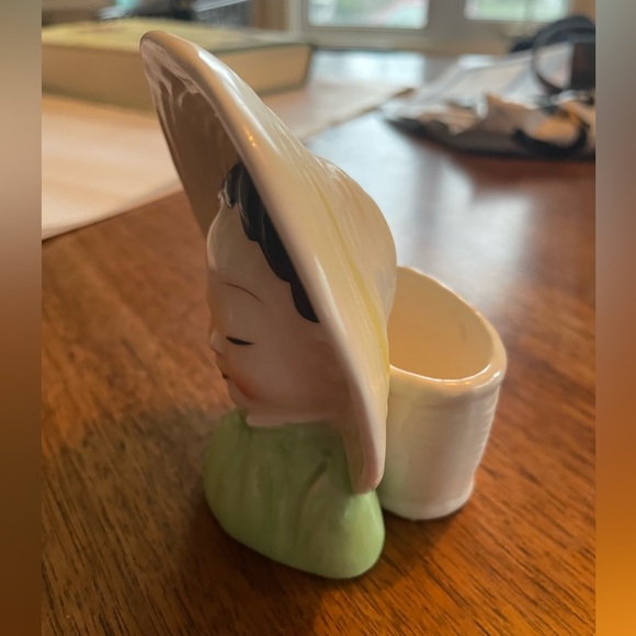 Rare Lady Head China Vase Made in Occupied Japan 1940’s - Picture 2 of 7